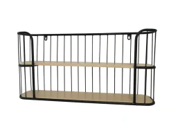 Becquet Étagère murale bois et métal< Rangement, Gain De Place|Décoration Enfant, Tapis Enfant