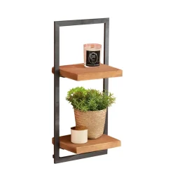 Becquet Étagère murale bois et métal< Rangement, Gain De Place|Meuble, Étagère