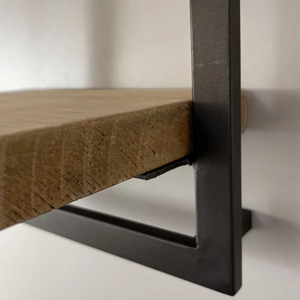 Becquet Étagère murale bois et métal< Rangement, Gain De Place|Meuble, Étagère