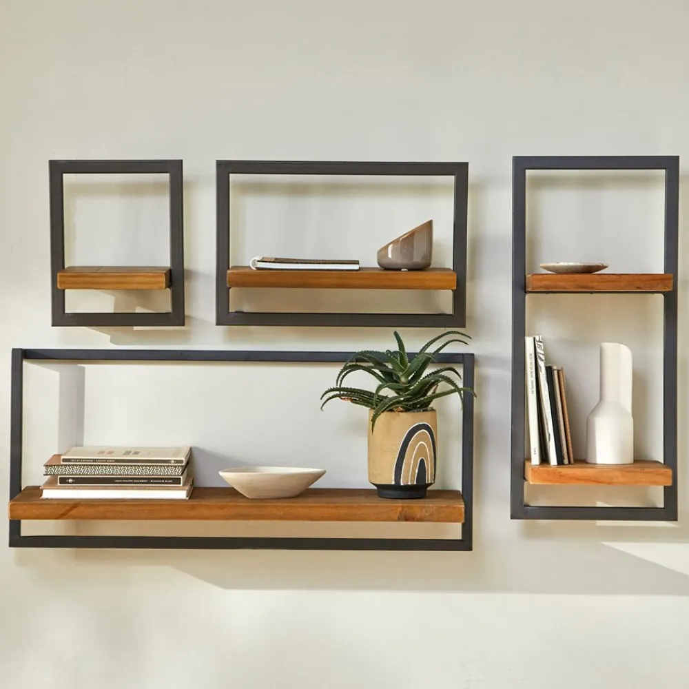 Becquet Étagère murale en bois< Rangement, Gain De Place|Meuble, Étagère