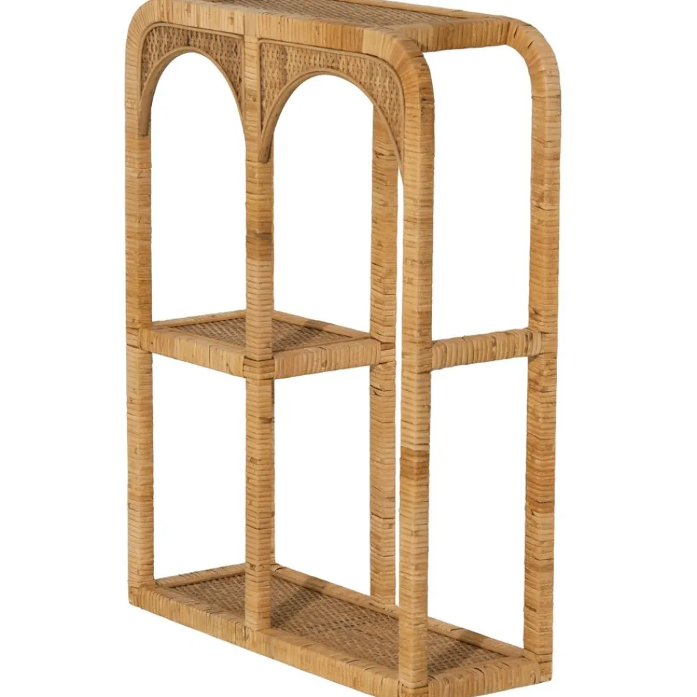 Becquet Étagère murale en rotin et bambou< Rangement, Gain De Place|Meuble, Étagère