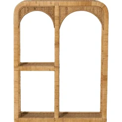 Becquet Étagère murale en rotin et bambou< Rangement, Gain De Place|Meuble, Étagère