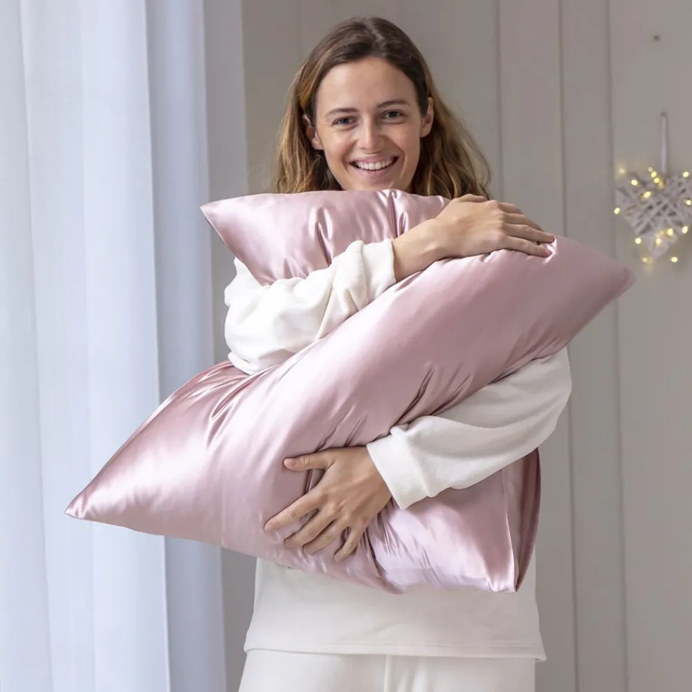 Becquet Taie d'oreiller soie et satin< Beauté, Bien-Être|Beauté, Bien-Être