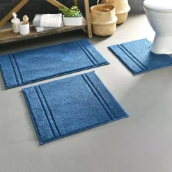 Becquet Tapis de bain coton à rayures - 1800 g/m²< Tapis De Bain, Tapis De Douche|Les Matières