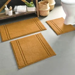 Becquet Tapis de bain coton à rayures - 1800 g/m²< Tapis De Bain, Tapis De Douche|Les Matières