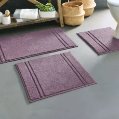 Becquet Tapis de bain coton à rayures - 1800 g/m²< Tapis De Bain, Tapis De Douche|Les Matières