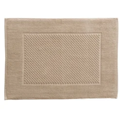 Becquet Tapis de bain coton jeu de reliefs - 800 g/m² - Lot de 2< Tapis De Bain, Tapis De Douche|Les Matières