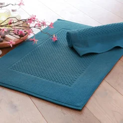 Becquet Tapis de bain coton jeu de reliefs - 800 g/m² - Lot de 2< Tapis De Bain, Tapis De Douche|Les Matières