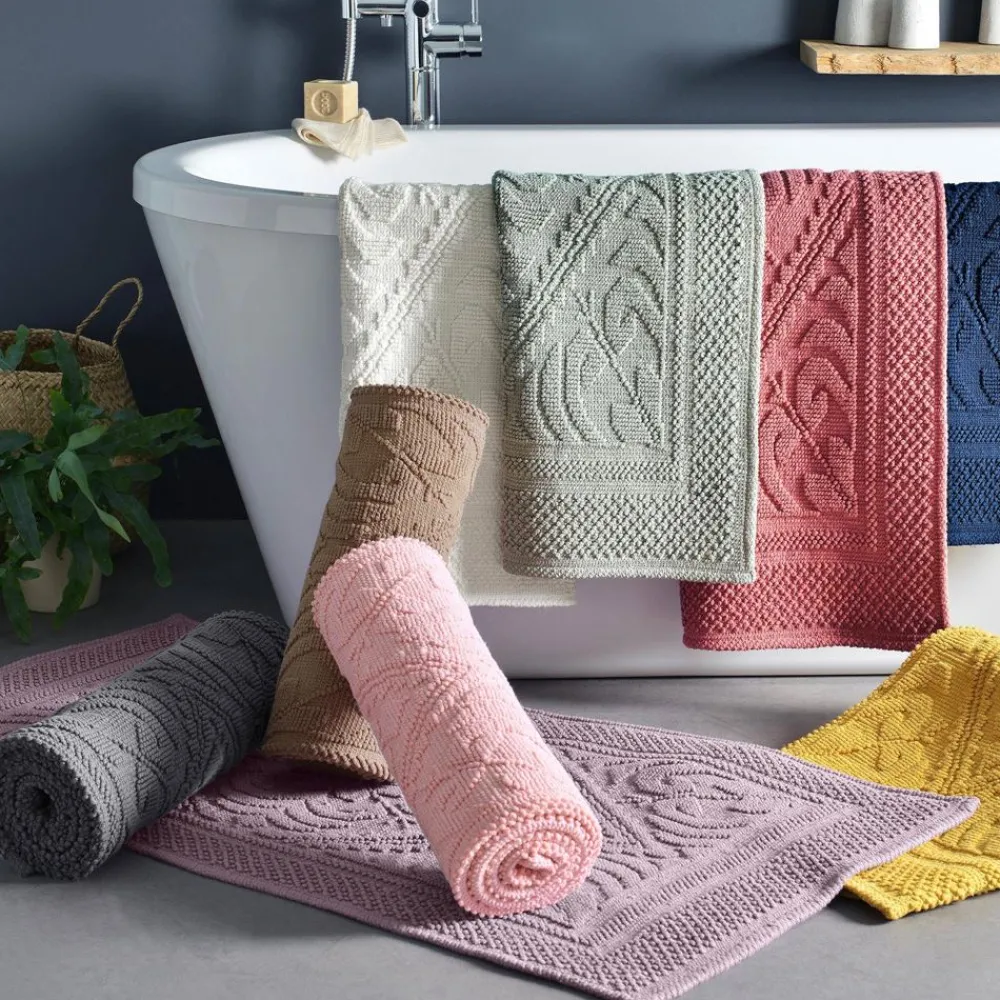 Becquet Tapis de bain décor jacquard - 1500 g/m²< Beauté, Bien-Être|Beauté, Bien-Être