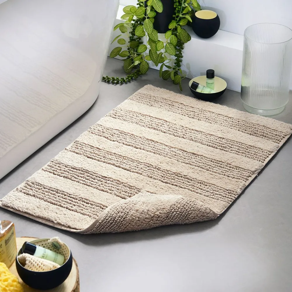Becquet Tapis de bain double face - CRÉATION - 1950 g/m²< Tapis De Bain, Tapis De Douche|Les Matières