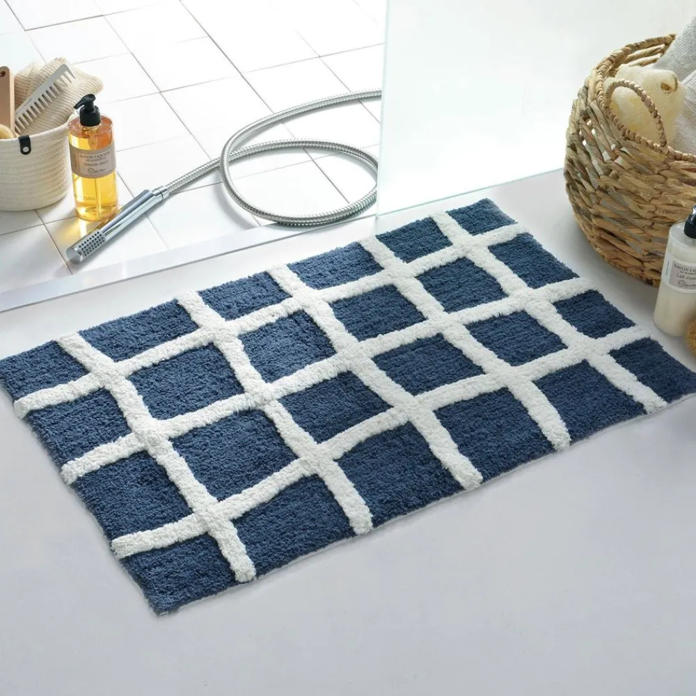 Becquet Tapis de bain effet mosaïque - 1870 g/m² - CRÉATION< Tapis De Bain, Tapis De Douche