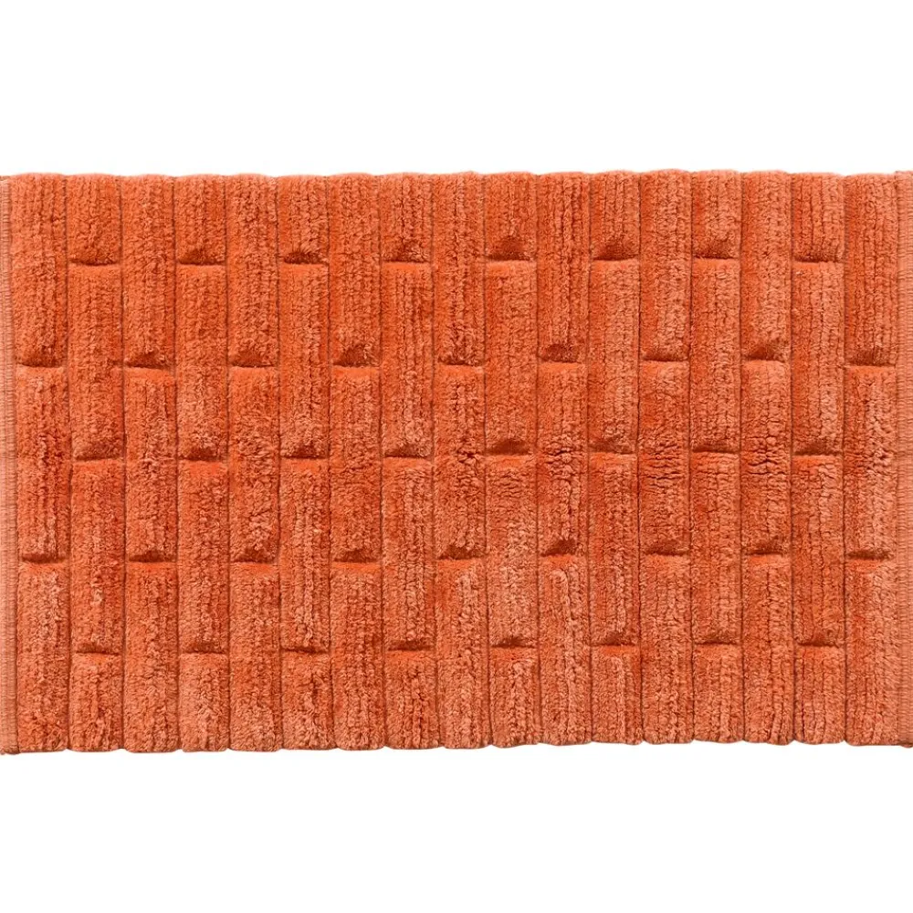 Becquet Tapis de bain en coton antidérapant motif briques< Tapis De Bain, Tapis De Douche|Les Matières