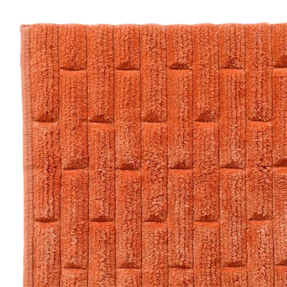 Becquet Tapis de bain en coton antidérapant motif briques< Tapis De Bain, Tapis De Douche|Les Matières