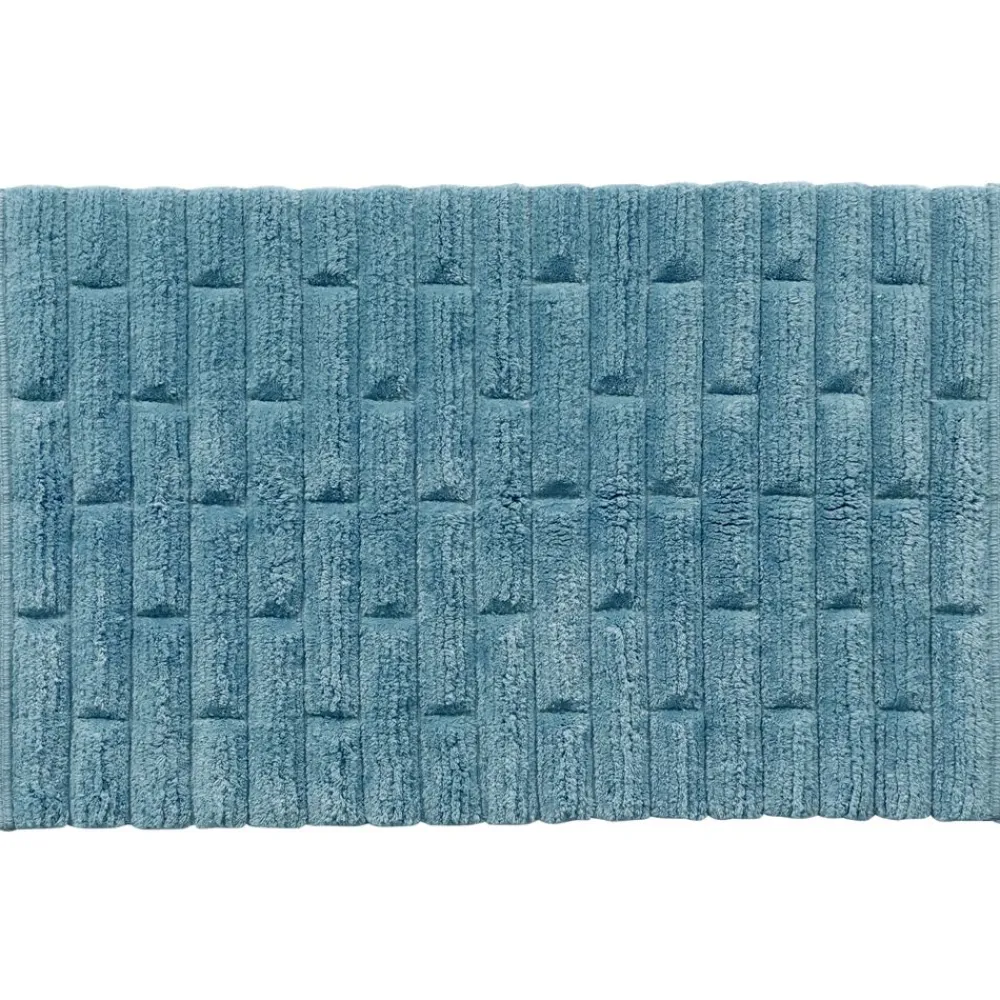 Becquet Tapis de bain en coton antidérapant motif briques< Tapis De Bain, Tapis De Douche|Les Matières