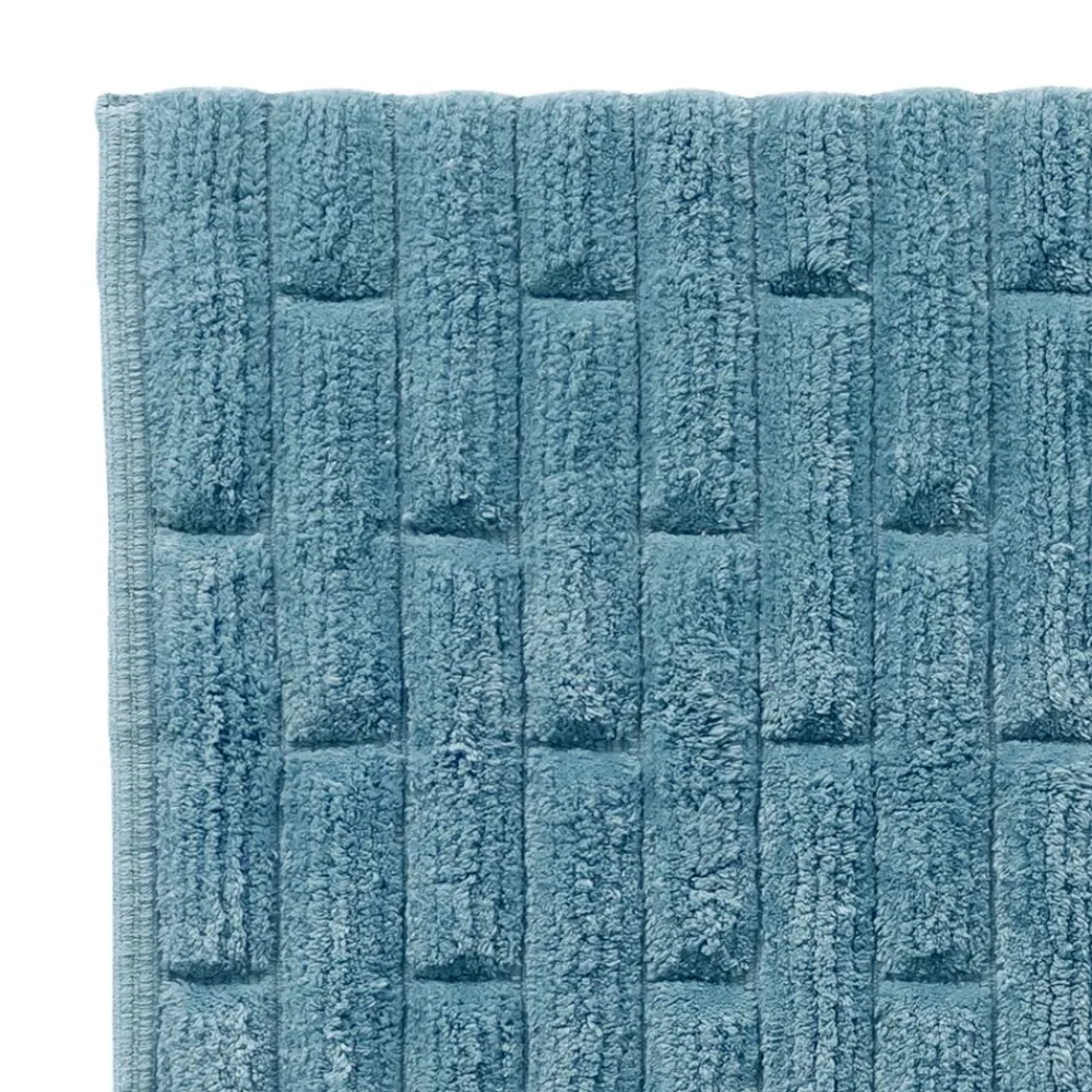 Becquet Tapis de bain en coton antidérapant motif briques< Tapis De Bain, Tapis De Douche|Les Matières