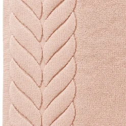 Becquet Tapis de bain en coton motif tresse< Tapis De Bain, Tapis De Douche|Les Matières