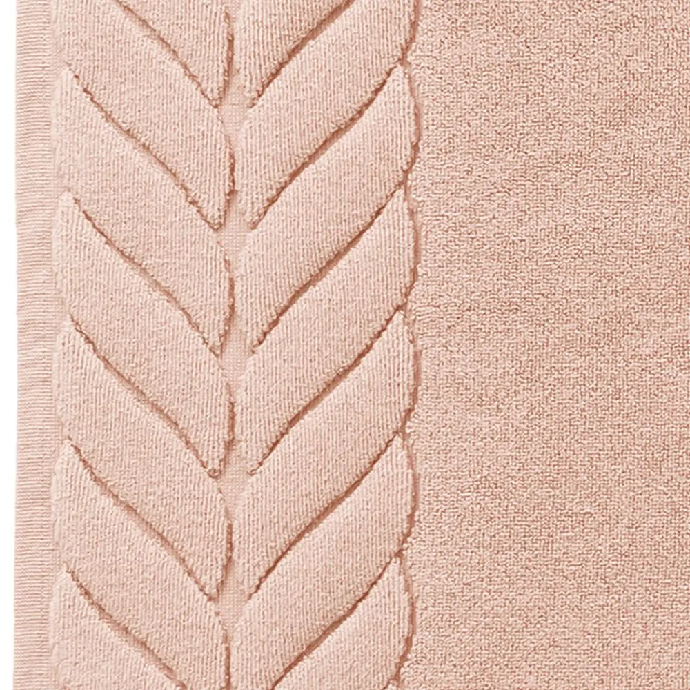 Becquet Tapis de bain en coton motif tresse< Tapis De Bain, Tapis De Douche|Les Matières