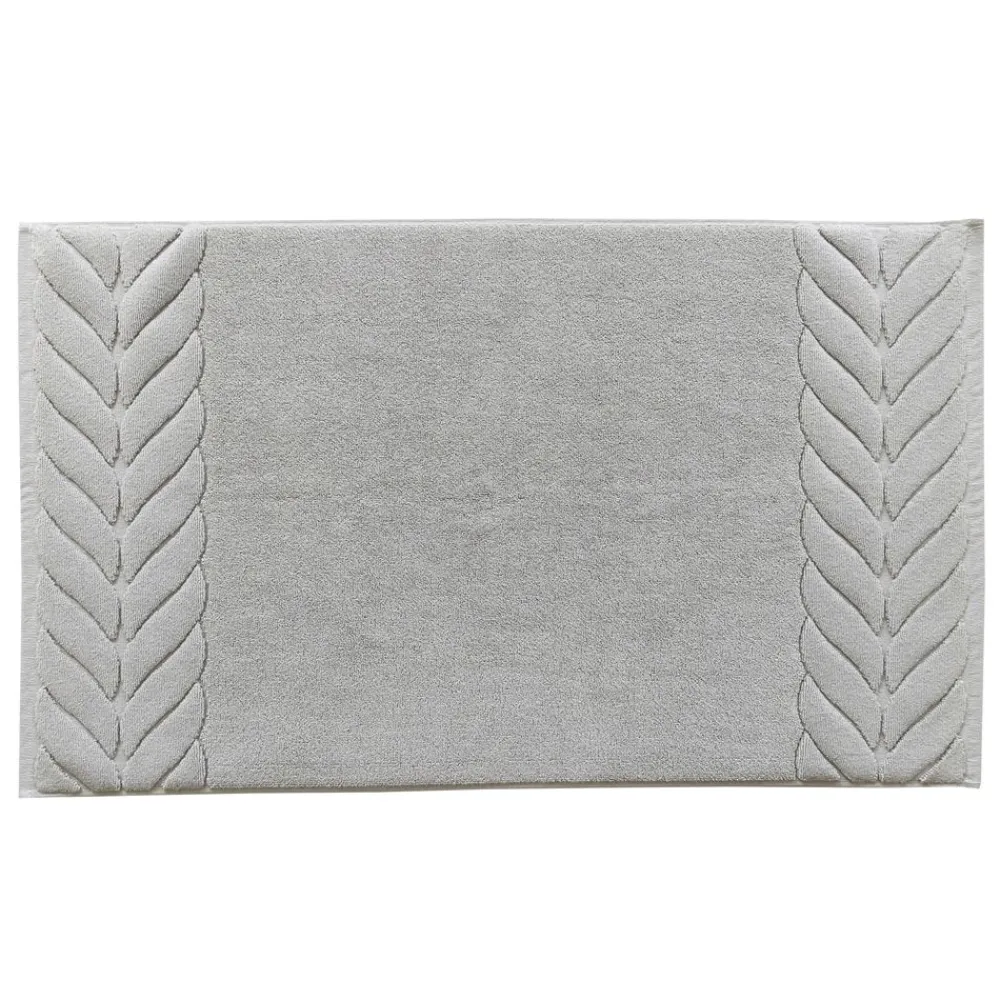 Becquet Tapis de bain en coton motif tresse< Tapis De Bain, Tapis De Douche|Les Matières