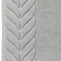 Becquet Tapis de bain en coton motif tresse< Tapis De Bain, Tapis De Douche|Les Matières