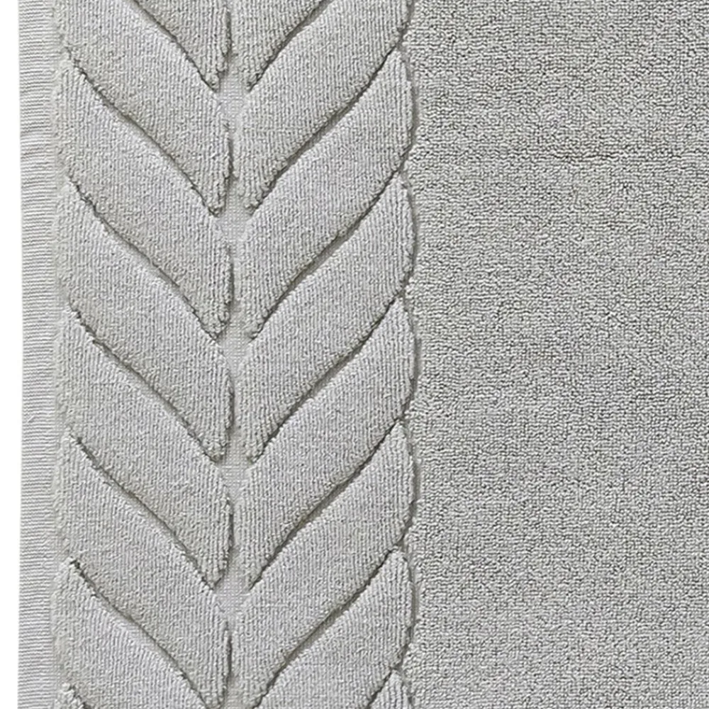 Becquet Tapis de bain en coton motif tresse< Tapis De Bain, Tapis De Douche|Les Matières