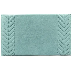 Becquet Tapis de bain en coton motif tresse< Tapis De Bain, Tapis De Douche|Les Matières