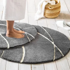 Becquet Tapis de bain forme galet - CRÉATION< Tapis De Bain, Tapis De Douche