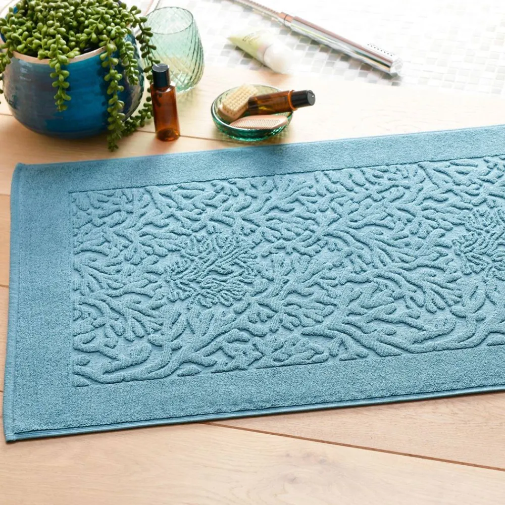 Becquet Tapis de bain motif coraux - 800 g/m² - CRÉATION< Tapis De Bain, Tapis De Douche
