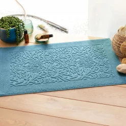 Becquet Tapis de bain motif coraux - 800 g/m² - CRÉATION< Tapis De Bain, Tapis De Douche