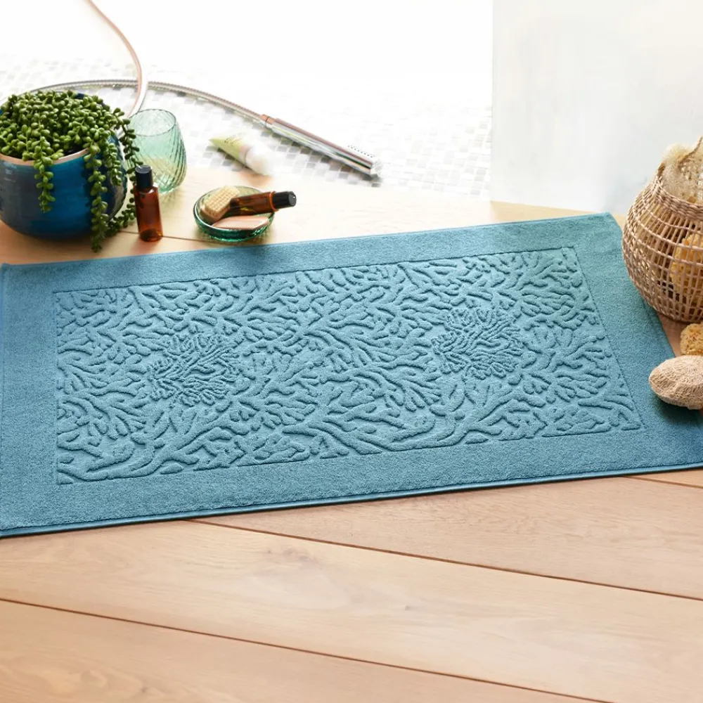 Becquet Tapis de bain motif coraux - 800 g/m² - CRÉATION< Tapis De Bain, Tapis De Douche