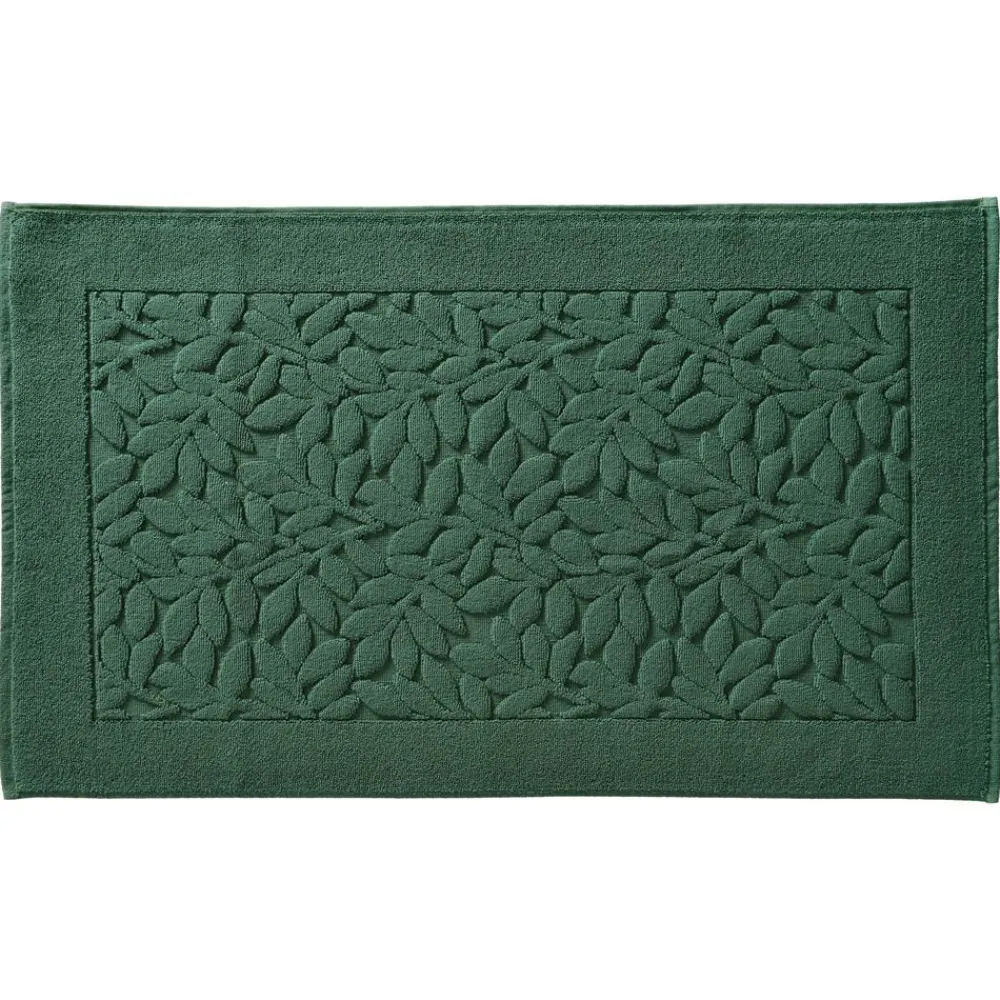 Becquet Tapis de bain, motif feuillage - 800 g/m²< Tapis De Bain, Tapis De Douche|Les Matières
