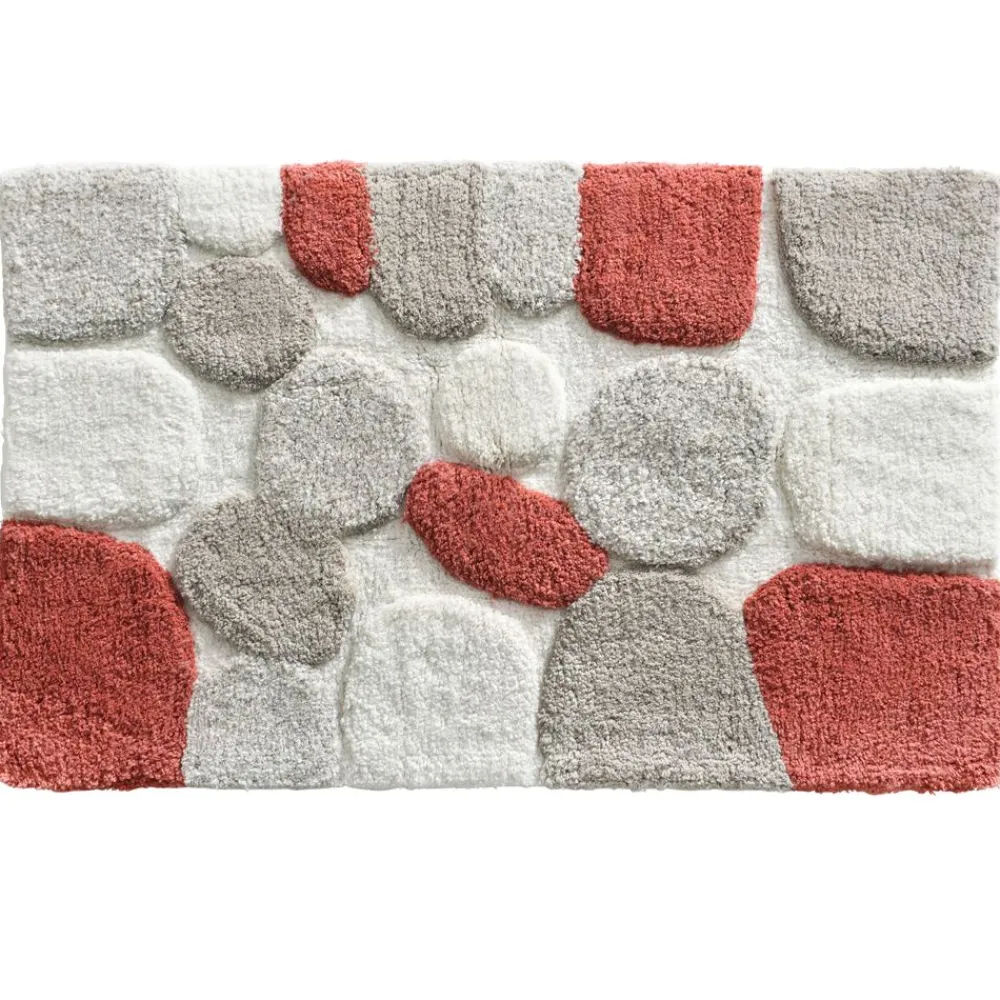 Becquet Tapis de bain motif galets - 2900 g/m² - CRÉATION< Tapis De Bain, Tapis De Douche|Les Matières