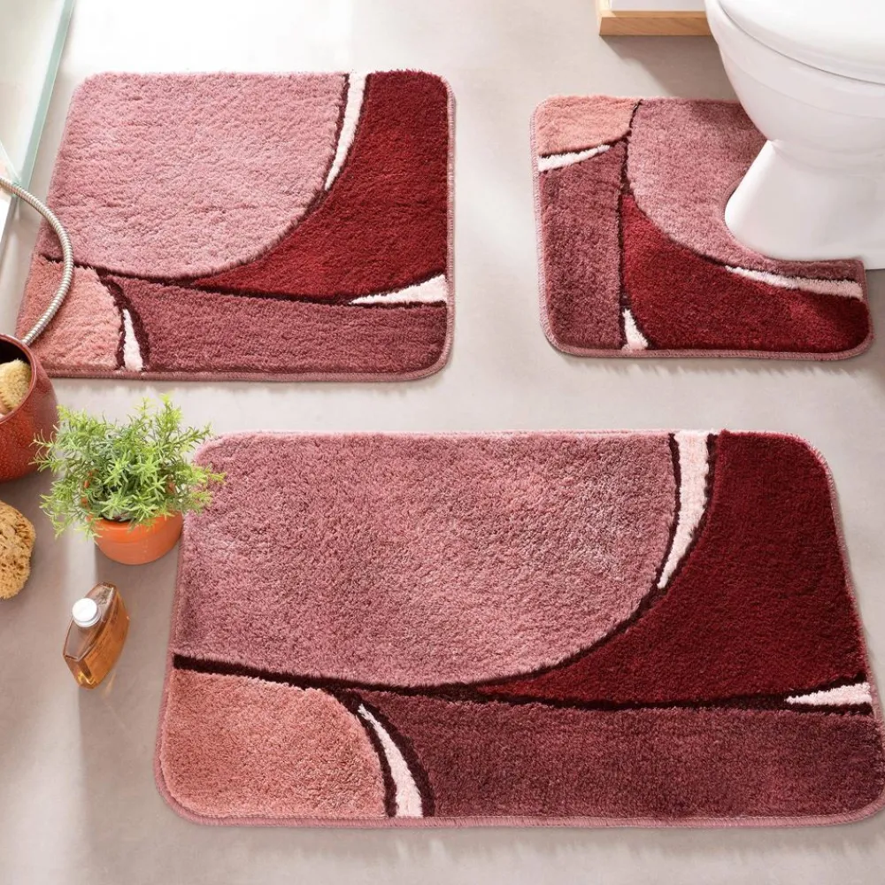 Becquet Tapis de bain motif géométriques< Tapis De Bain, Tapis De Douche