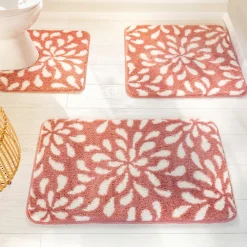 Becquet Tapis de bain motif végétal 1800 g/m²< Tapis De Bain, Tapis De Douche