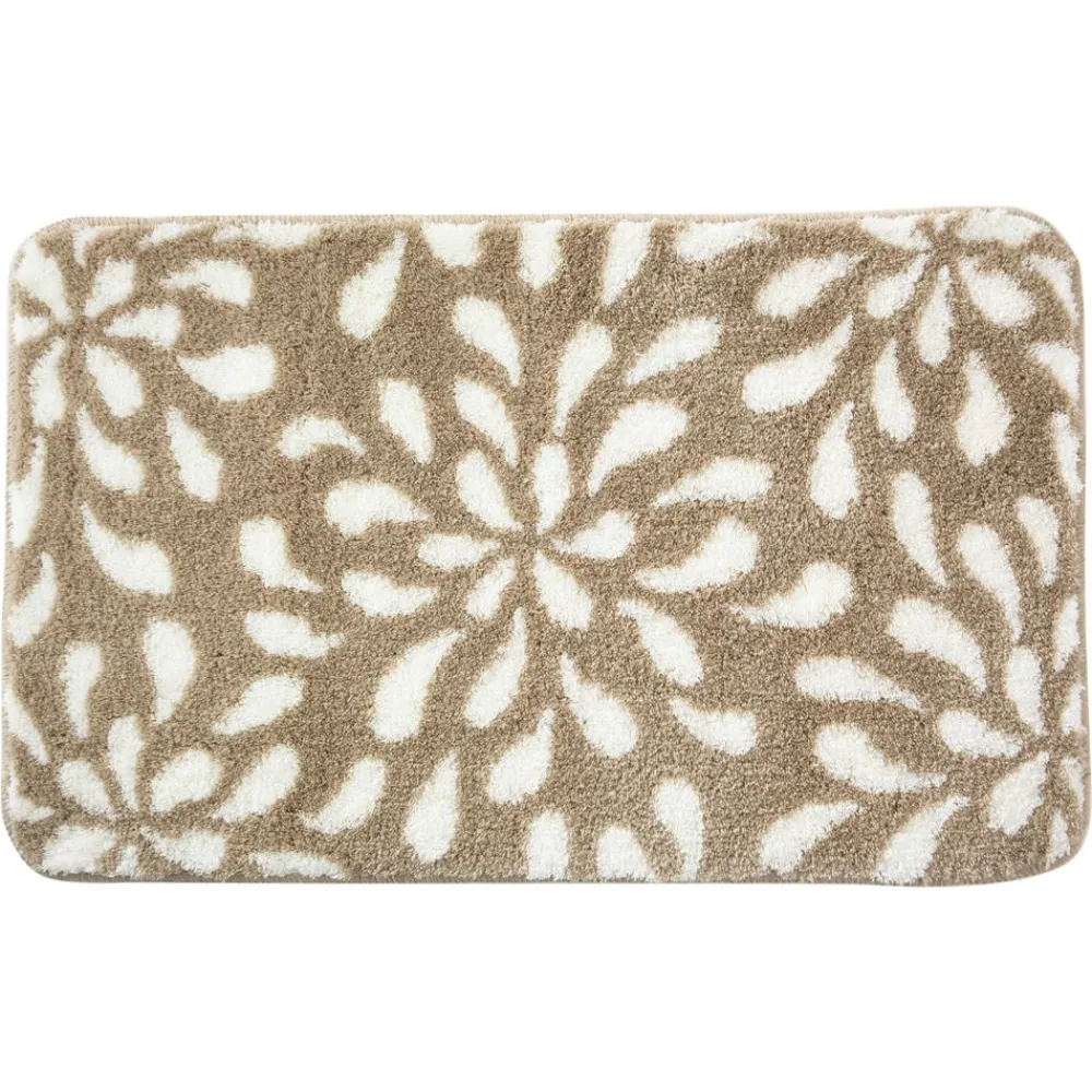 Becquet Tapis de bain motif végétal 1800 g/m²< Tapis De Bain, Tapis De Douche