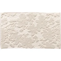 Becquet Tapis de bain motif végétal en relief - 1000 g/m² - CRÉATION< Tapis De Bain, Tapis De Douche|Les Matières