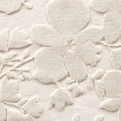 Becquet Tapis de bain motif végétal en relief - 1000 g/m² - CRÉATION< Tapis De Bain, Tapis De Douche|Les Matières