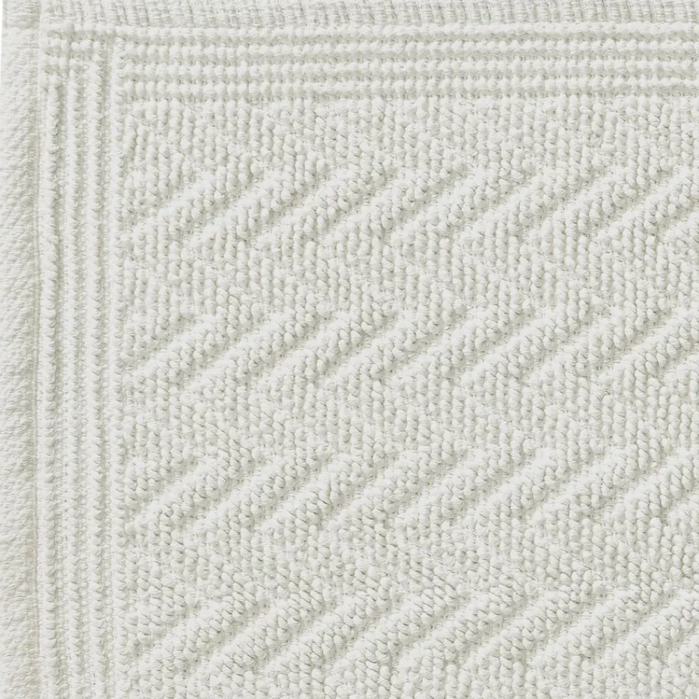 Becquet Tapis de bain motif zig-zag - 1500 g/m²< Tapis De Bain, Tapis De Douche|Les Matières