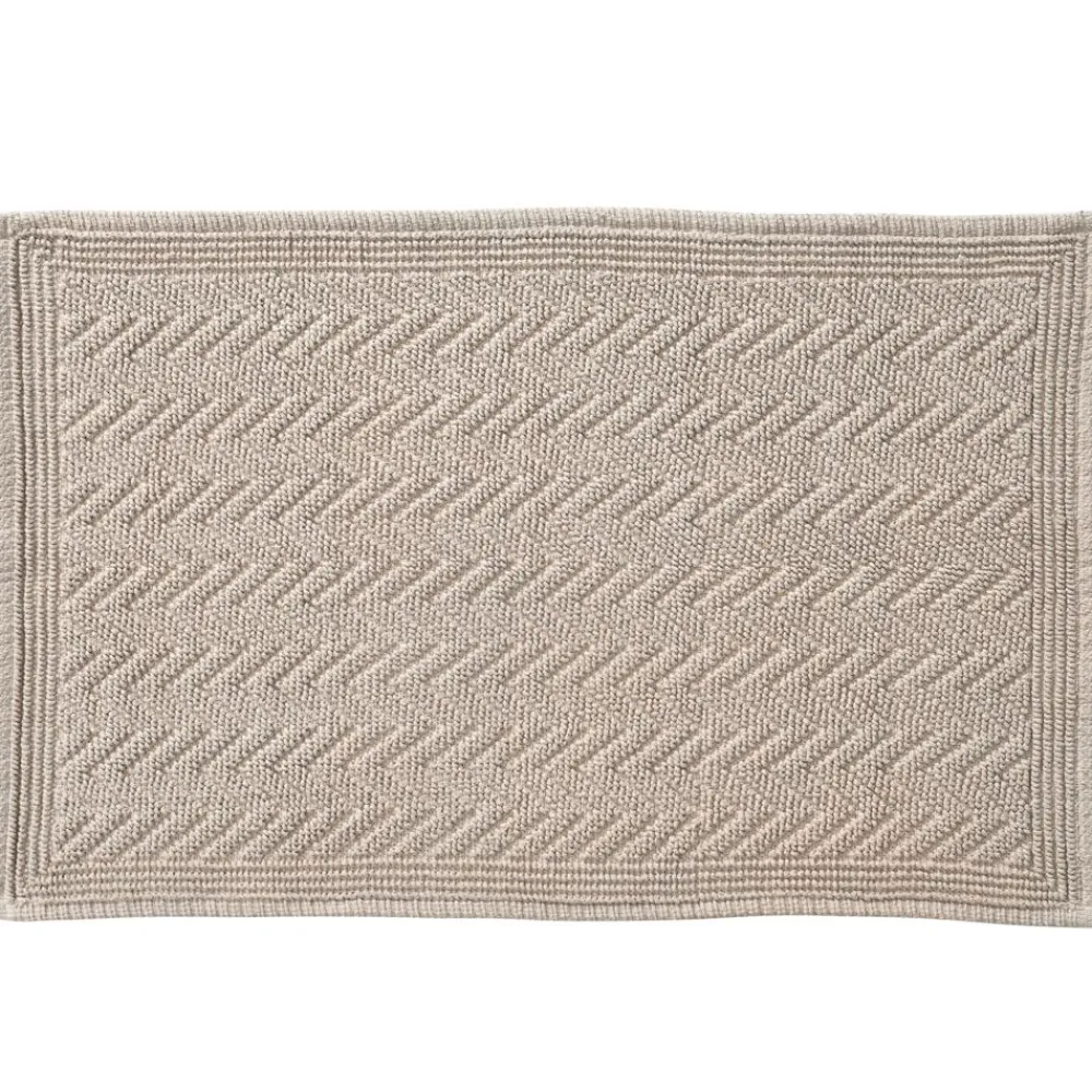 Becquet Tapis de bain motif zig-zag - 1500 g/m²< Tapis De Bain, Tapis De Douche|Les Matières