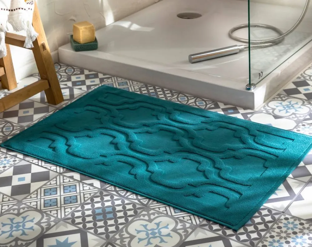 Becquet Tapis de bain motifs géométriques - 940 g/m²< Tapis De Bain, Tapis De Douche