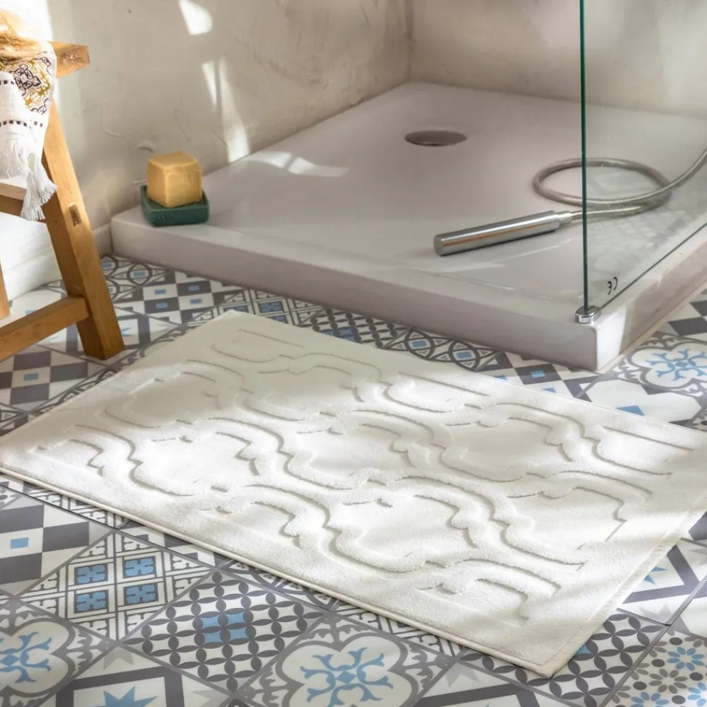 Becquet Tapis de bain motifs géométriques - 940 g/m²< Tapis De Bain, Tapis De Douche