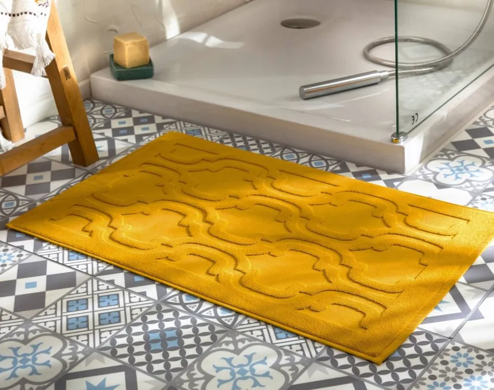Becquet Tapis de bain motifs géométriques - 940 g/m²< Tapis De Bain, Tapis De Douche