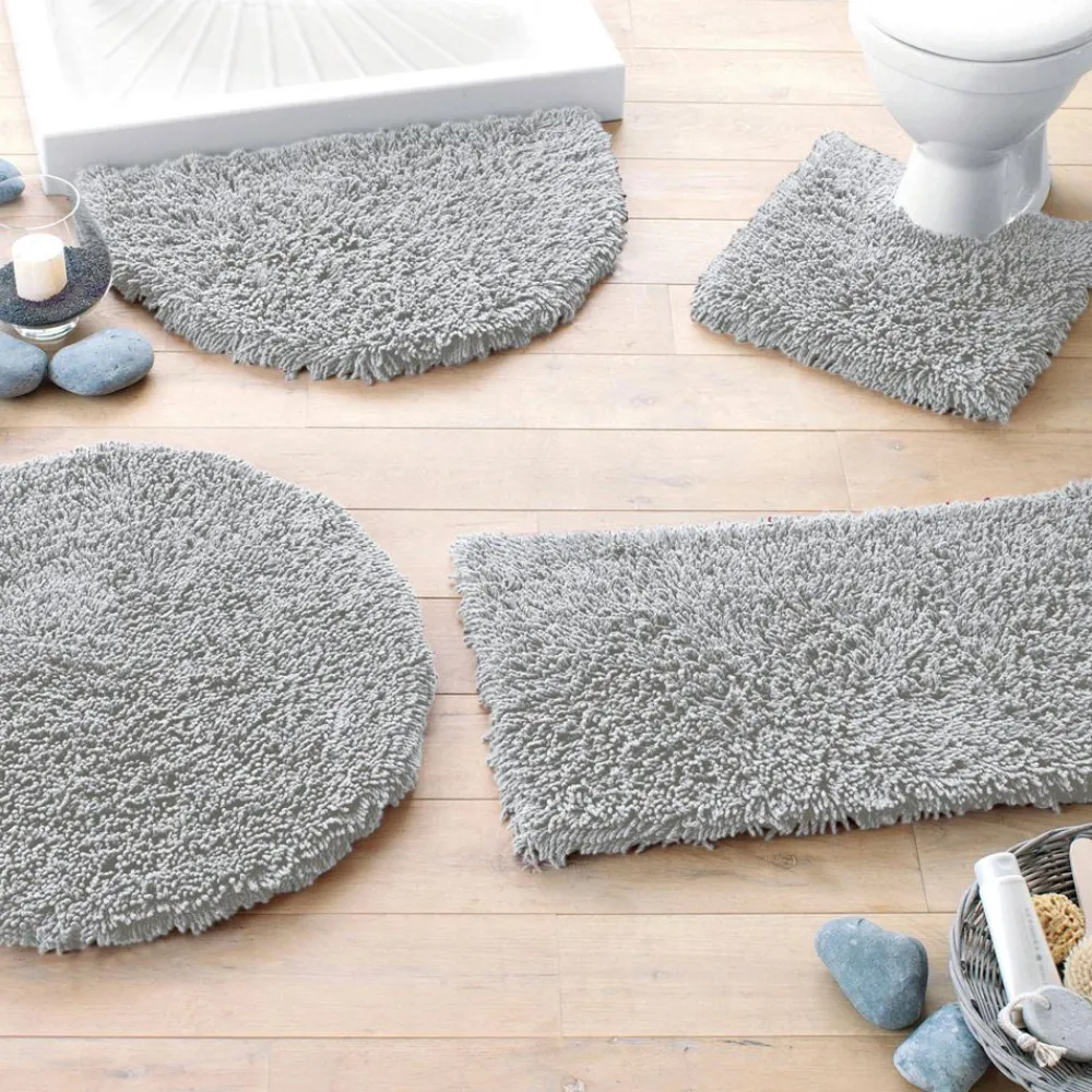 Becquet Tapis de bain pur coton longues mèches - 1500 g/m²< Tapis De Bain, Tapis De Douche|Les Matières