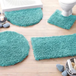 Becquet Tapis de bain pur coton longues mèches - 1500 g/m²< Tapis De Bain, Tapis De Douche|Les Matières