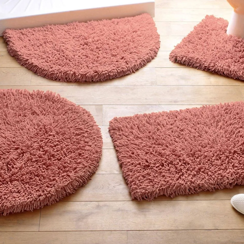 Becquet Tapis de bain pur coton longues mèches - 1500 g/m²< Tapis De Bain, Tapis De Douche|Les Matières