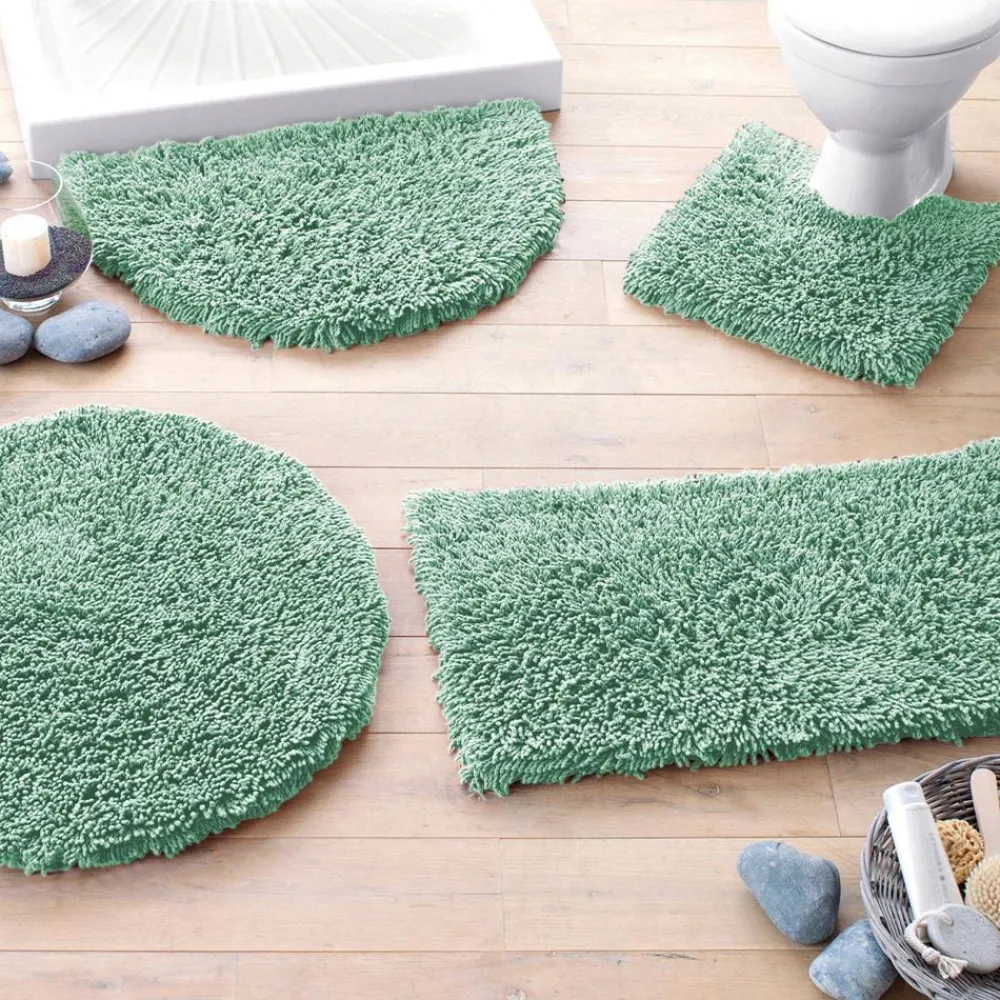 Becquet Tapis de bain pur coton longues mèches - 1500 g/m²< Tapis De Bain, Tapis De Douche|Les Matières