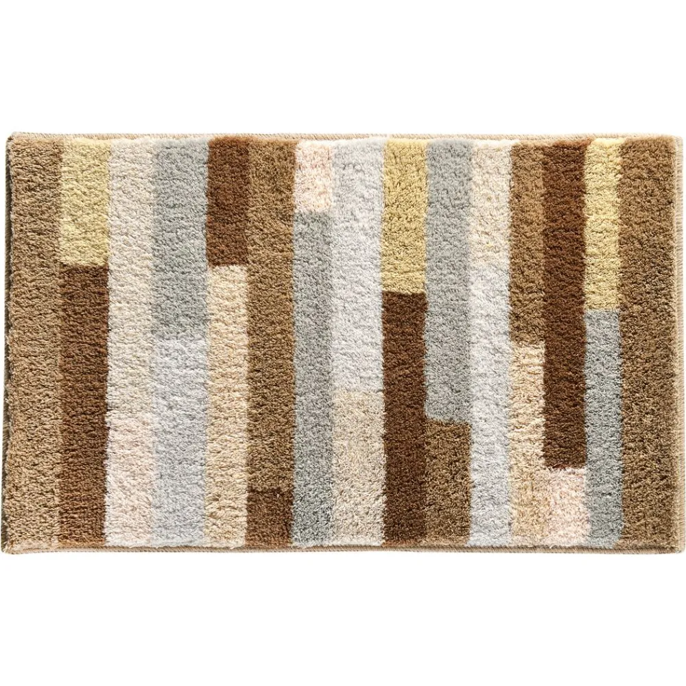 Becquet Tapis de bain rayé multicolore -1800 g/m²< Tapis De Bain, Tapis De Douche