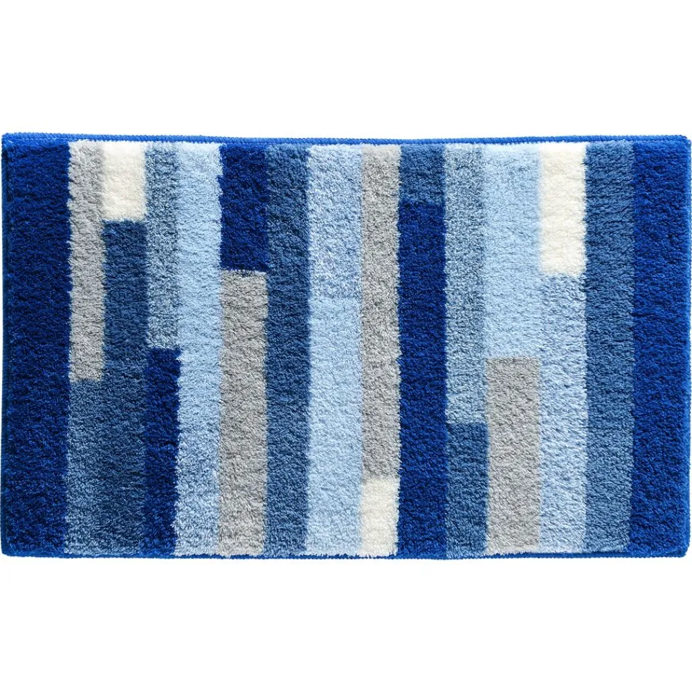 Becquet Tapis de bain rayé multicolore -1800 g/m²< Tapis De Bain, Tapis De Douche