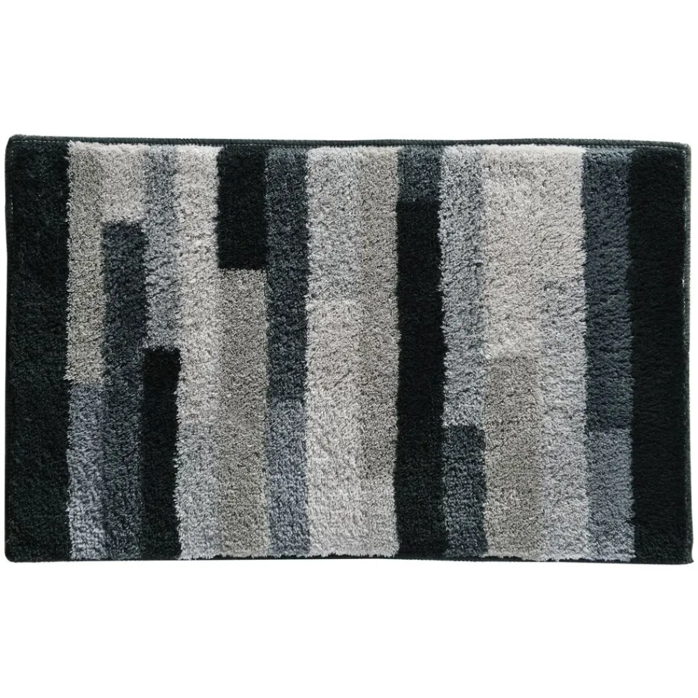 Becquet Tapis de bain rayé multicolore -1800 g/m²< Tapis De Bain, Tapis De Douche