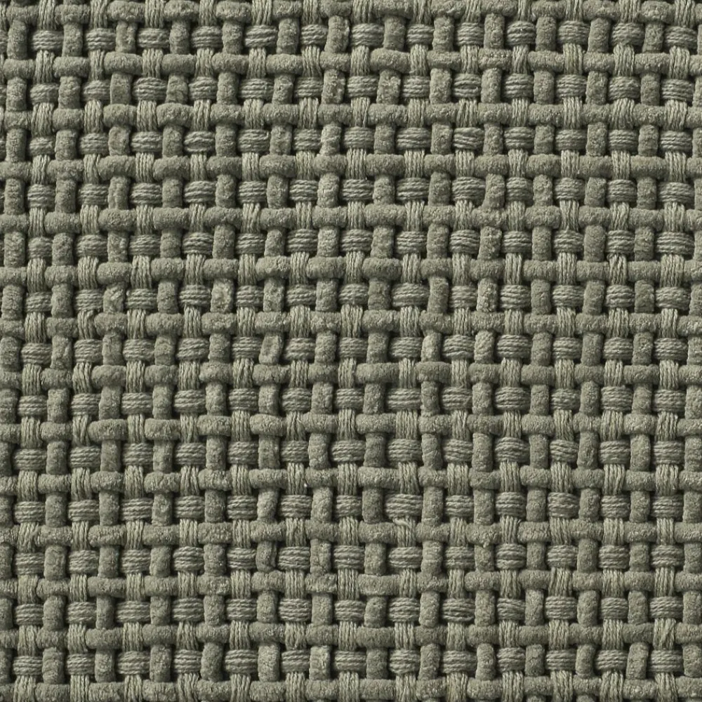 Becquet Tapis de bain tressé bi-matière coton/fil chenille - Doux et absorbant< Tapis De Bain, Tapis De Douche|Les Matières