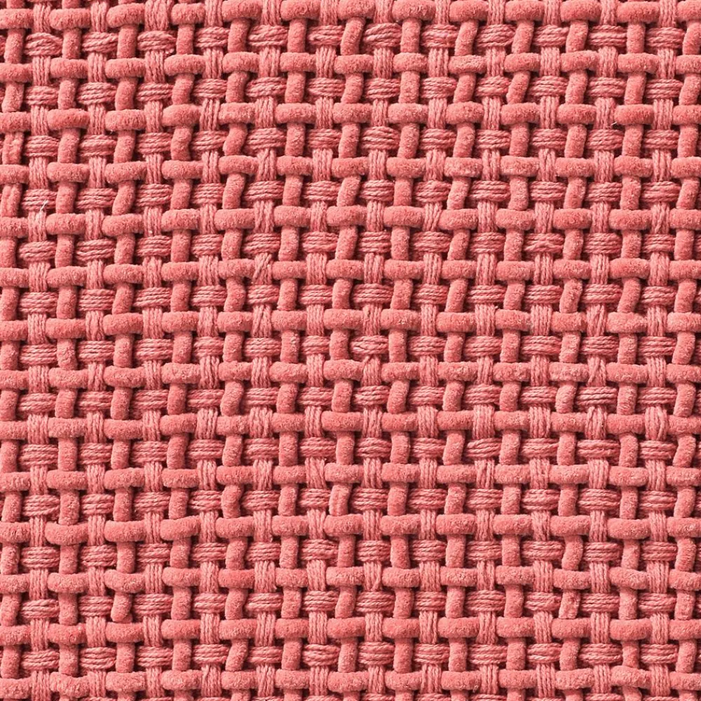 Becquet Tapis de bain tressé bi-matière coton/fil chenille - Doux et absorbant< Tapis De Bain, Tapis De Douche|Les Matières